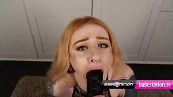 play الإسكات deepthroat قذرة مع أحمر آزورا أليي