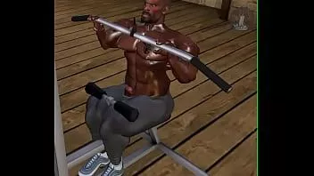play Тренировка красивого Джеймса Харрисона на хуе