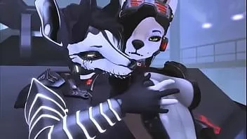 चलाएँ महिला scifi yiff बेकार उत्पादन पर फूटा