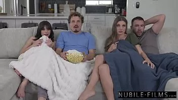 play فيلم مخيف ليلة مع أريا فالنسيا و كينزي الحب يتحول إلى مشبع بالبخار جنس جلسة - S44:e11