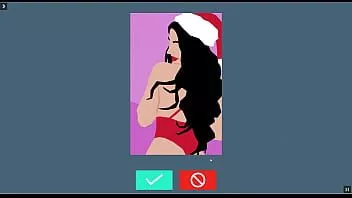 Abspielen Lewd mod xxxmas [Weihnachtspornoplay Hentai-Spiel] ep.1 Zensur von Flirten und Sexting zu Weihnachten mit einem sexy Kollegen